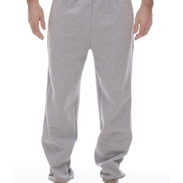 King Fashion - Pocketed Sweatpants with Elastic Cuffs Thumbnail